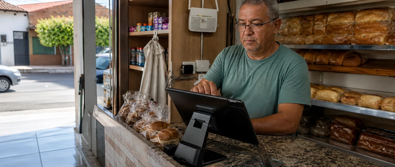 Internet no comércio local de Itupeva: PDV, Pix e Wi-Fi de cliente